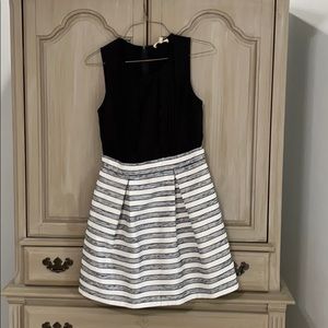 41 Hawthorne Rebeka Dress Black and White sz Small
